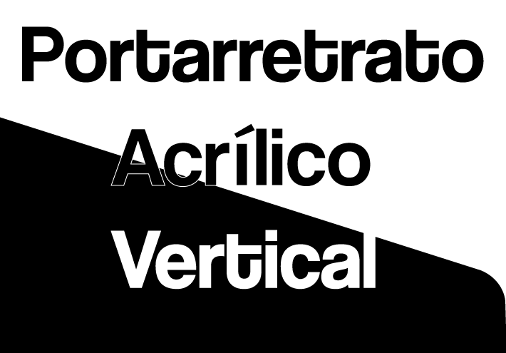 Portarretrato Vertical Acrilico C