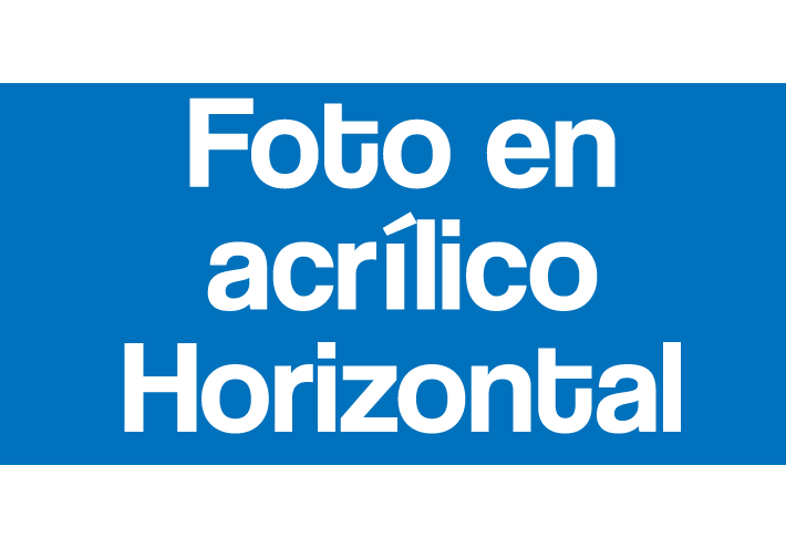 Foto en acrílico horizontal 